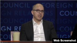 美国国家情报总监办公室下属的情报高级研究计划署(IARPA)前主任杰森·马西尼(Jason Matheny)(网络截屏)