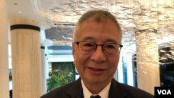 前台湾国防部长杨念祖出席香格里拉对话会(美国之音黎堡2019年6月1日)