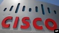 思科公司在美国加利福尼亚州圣克拉拉的总部外观。(资料照)