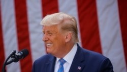 美国总统特朗普保证提供1亿5千万套快速检测装备(路透社2020年9月28日)