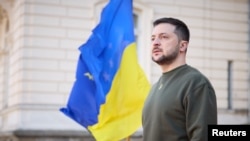 资料照片:乌克兰总统泽连斯基。