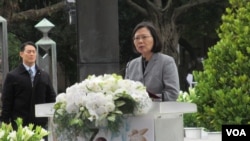 台湾总统蔡英文在228事件72周年中枢纪念仪式上讲话(美国之音张永泰)