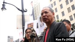 汪泯颁奖演说(美国之音国符拍摄)