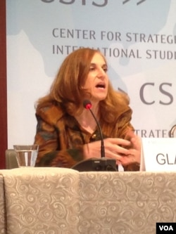 战略与国际研究中心资深研究员葛来仪(美国之音 钟辰芳拍摄)