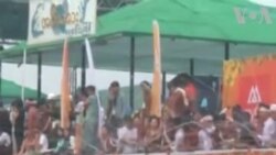 အကြိုနေ့ အင်းလေးရေပေါ်သင်္ကြန်မြင်ကွင်းများ အကြိုနေ့ အင်းလေးရေပေါ်သင်္ကြန်မြင်ကွင်းများ