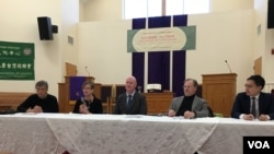 台美人团体2019年4月6日举行“《台湾关系法》2.0再出发”座谈会(美国之音锺辰芳拍摄)