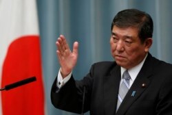 资料照:前日本防卫大臣石破茂