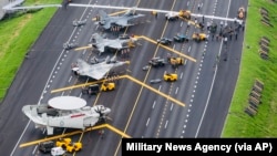 资料照:台湾空军军演模拟中国军队攻台。(2020年10月27日)