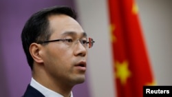 资料照:中国商务部发言人高峰