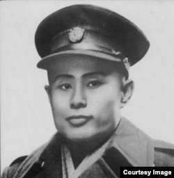 昂山素季的父亲昂山将军遗照。(网络图片)