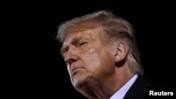 美国总统特朗普2020年9月30日在明尼苏达州竞选(路透社)