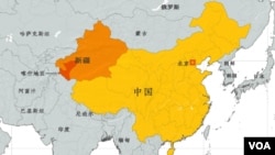 新疆地区地理位置图
