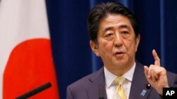 日本首相安倍晋三 (资料照片)