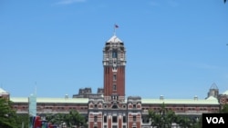 台湾总统府 ( 美国之音 张永泰拍摄)