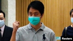 时任香港立法会议员的许智峰Ted Hui(路透社2020年8月27日)