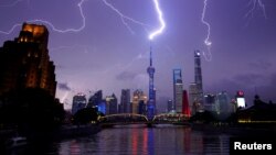 上海浦东金融区 (2020年8月10日)