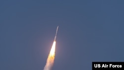 为美国太空军发射的第一颗通信卫星2020年3月26日发射升空(美国空军照片)