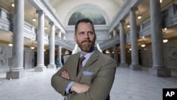 资料照片:犹他州共和党州参议员雅各布·安德雷格。