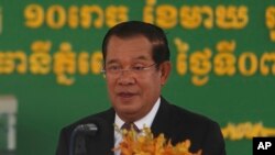 Thủ tướng Campuchia Hun Sen.