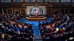 美国总统拜登发表国情咨文演说。（资料照片，2022年3月1日）