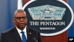资料照片:美国国防部长劳埃德·奥斯汀。