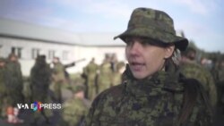 Tình nguyện quân Estonia huấn luyện, nhưng mong không bao giờ có chiến tranh Tình nguyện quân Estonia huấn luyện, nhưng mong không bao giờ có chiến tranh