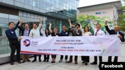 First group of Peace Corps volunteers to Vietnam. Photo released on Oct 28 2022 by US Embassy in Hanoi.