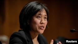 资料照片：美国贸易代表戴琪。