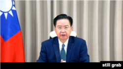 资料照:台湾外交部长吴钊燮