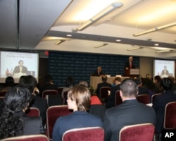 战略与国际研究中心马英九视频会议现场