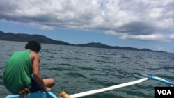 南中国海上的越南渔民。(资料照)