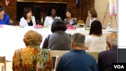 新闻发布会现场（美国之音国符拍摄）