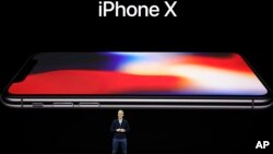 苹果公司首席执行官蒂姆·库克(Tim Cook)在今年9月的苹果新品发布会上