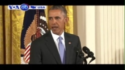 TT Obama trả lời họp báo về thoả thuận hạt nhân Iran (VOA60) TT Obama trả lời họp báo về thoả thuận hạt nhân Iran (VOA60)