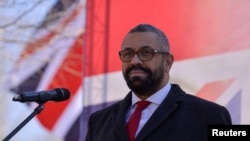 资料照片:英国外交大臣詹姆斯·克莱弗利。