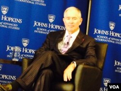 黑石集团董事长苏世民(美国之音 莉雅拍摄)