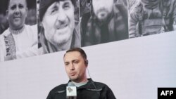 2024年9月14日,乌克兰国防部情报总局局长凯里洛·布达诺夫在一场会议上表示,朝鲜对俄罗斯的军事援助最令人担忧。(法新社照片/维克托·平丘克基金会提供)