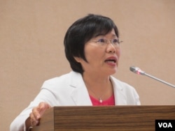 台湾执政党民进党立委刘世芳 (美国之音张永泰拍摄)