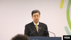 蔡英文副手陈建仁(美国之音李逸华拍摄)