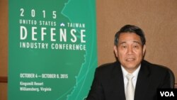 台湾国防部副部长刘震武上将(美国之音钟辰芳拍摄 )