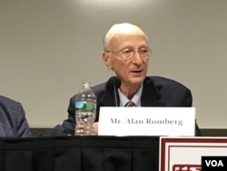 史汀生中心东亚项目主任容安澜(美国之音钟辰芳拍摄)