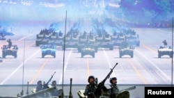 中国举行北京9.3大阅兵。