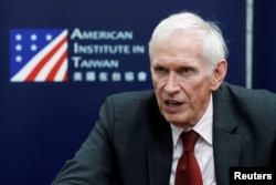 资料照:美国在台协会(AIT)主席莫健