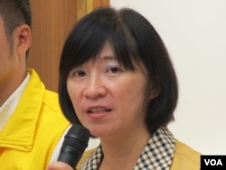 前台联党立委周倪安(美国之音张永泰拍摄)