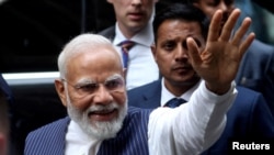 印度总理纳伦德拉·莫迪(Narendra Modi)2023年6月20日抵达纽约,开始对美国国事访问。(路透社)