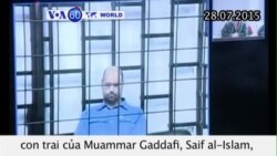 Libya kết án tử hình con trai Gaddafi (VOA60) Libya kết án tử hình con trai Gaddafi (VOA60)