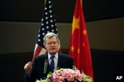 美国驻华大使博卡斯在北京谈论知识产权(2015年4月23日)