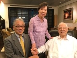 李登辉、夫人曾文惠、作家河崎真澄(照片提供: 河崎真澄 )