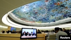 联合国人权理事会在日内瓦开会(2016年9月13日)