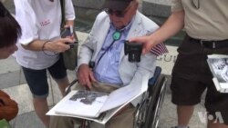 华盛顿以质朴方式纪念二战胜利70周年 华盛顿以质朴方式纪念二战胜利70周年